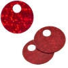 Sequins Hologram 20mm 4mm Hole Round Red